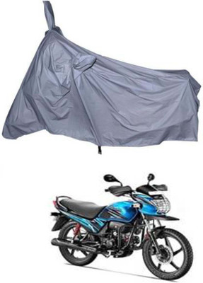 Speedro Two Wheeler Cover for Hero(HF Deluxe, Silver)