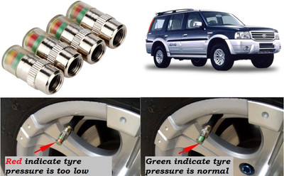 Auto Kite Brass, Stainless Steel Tyre Valve Cap for Car, Bike(Cylinder)