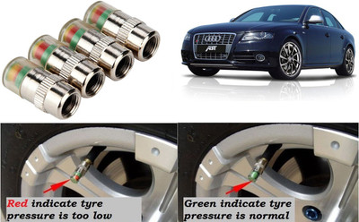 Auto Kite Brass, Stainless Steel Tyre Valve Cap for Car, Bike(Cylinder)
