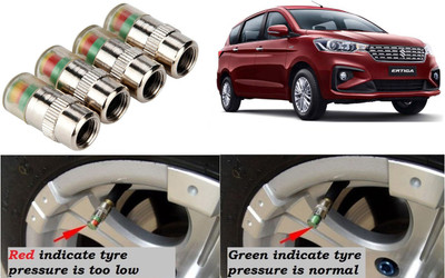 Auto Kite Brass, Stainless Steel Tyre Valve Cap for Car, Bike(Cylinder)