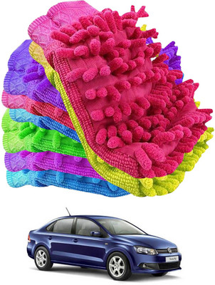 Rhtdm Microfiber Vehicle Washing  Hand Glove(Pack Of 8)