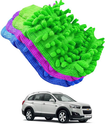 aksmit Microfiber Vehicle Washing  Hand Glove(Pack Of 3)