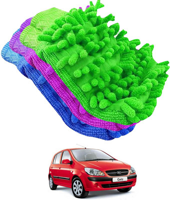 aksmit Microfiber Vehicle Washing  Hand Glove(Pack Of 3)