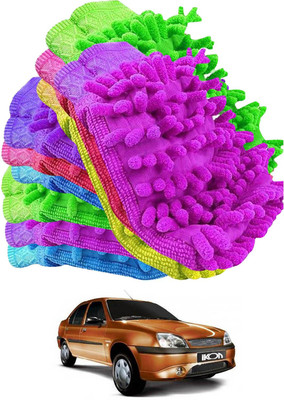 Rhtdm Microfiber Vehicle Washing  Hand Glove(Pack Of 10)