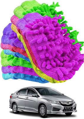 Rhtdm Microfiber Vehicle Washing  Hand Glove(Pack Of 10)