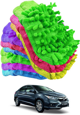 aksmit Microfiber Vehicle Washing  Hand Glove(Pack Of 9)