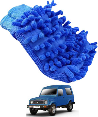 aksmit Microfiber Vehicle Washing  Hand Glove(Pack Of 1)