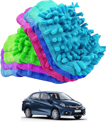 aksmit Microfiber Vehicle Washing  Hand Glove(Pack Of 6)