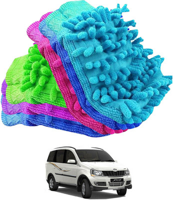 aksmit Microfiber Vehicle Washing  Hand Glove(Pack Of 6)