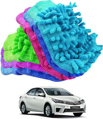 aksmit Microfiber Vehicle Washing  Hand Glove(Pack Of 6)