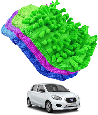 aksmit Microfiber Vehicle Washing  Hand Glove(Pack Of 3)