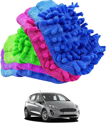 aksmit Microfiber Vehicle Washing  Hand Glove(Pack Of 5)
