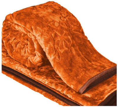 AUBORON Self Design Double Quilt for  Heavy Winter(Woollen Blend, Ruust)