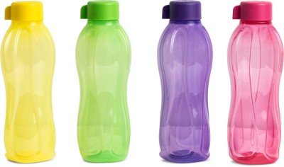 TUPPERWARE 1 Ltr Aquafresh 1000 ml Bottle 1000 ml Bottle(Pack of 4, Multicolor, Plastic)
