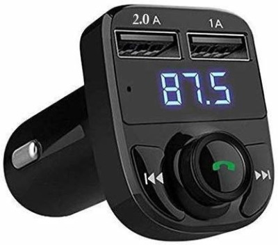 I CALL NAME OF TRUST v4.1 Car Bluetooth Device with Car Charger, Audio Receiver, FM Player(Black)