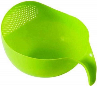 KHODAL ENTERPRISE Rice Washing Bowl Colander(Green Pack of 1)