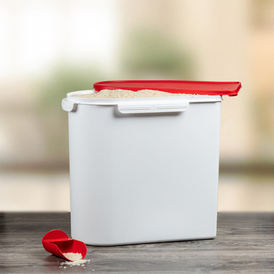 TUPPERWARE Plastic Grocery Container  - 24 L(Red)
