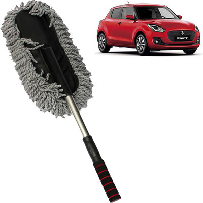 aksmit Portable Car Wash Cleaning Brush Microfiber Dusting Tool Wet and Dry Duster