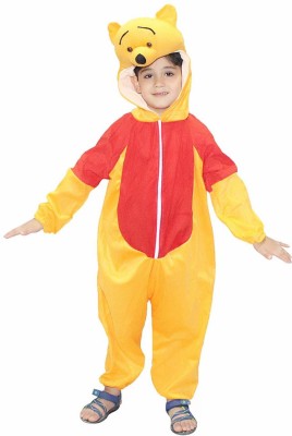 KAKU FANCY DRESSES Cartoon Costume -Yellow, 7-8 Years, For Boys & Girls Kids Costume Wear