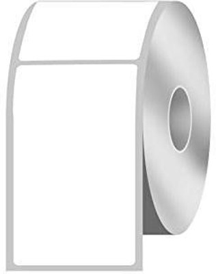 youtech 40MMX60MM (1.57inch X2.36inch) Barcode Label Thermal Paper Label Stickers (White) 1ROLL 1000 LABELS set of 1 Roll Self Adhesive Paper Label(White)