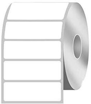 youtech 60MMX20MM (2.36inch X0.79inch) Barcode Label Thermal Paper Label Stickers (White) 1ROLL 1000 LABELS set of 1 Roll Self Adhesive Paper Label(White)