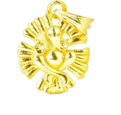 ABHISHEK FASHION ganesha pandent (locket) gold plated unisex use (F674) Gold-plated Metal Locket