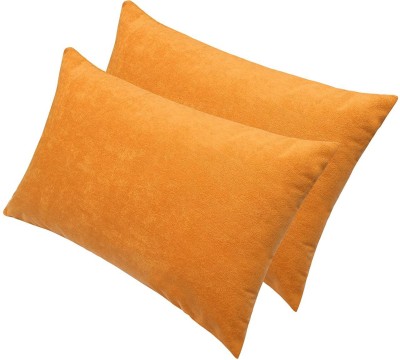 LITHARA Polycotton Pillows Cover(Pack of 2, 45.72 cm*71.12 cm, Gold)