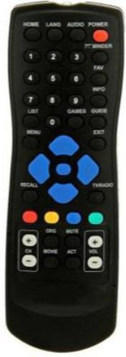 HopShop Compatible For Sun Direct DTH 976 Remote Controller Sun Direct DTH 976 Remote Controller Compatible Remote Controller(Black)