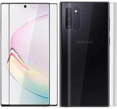 Prolike Front and Back Screen Guard for Samsung Galaxy Note 10 Plus(Pack of 2)