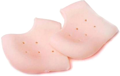 ABHIJEET ENTERPRISE half silicone gel anti crack heel Heel Support(Beige)