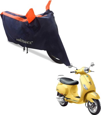 MOTOTRANCE Two Wheeler Cover for Piaggio(Vespa VXL 150, Blue, Orange)