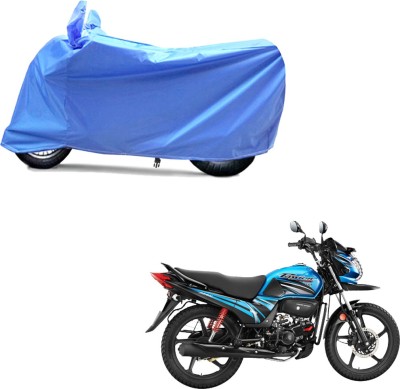 MOTOTRANCE Two Wheeler Cover for Hero(Passion Pro TR, Blue)