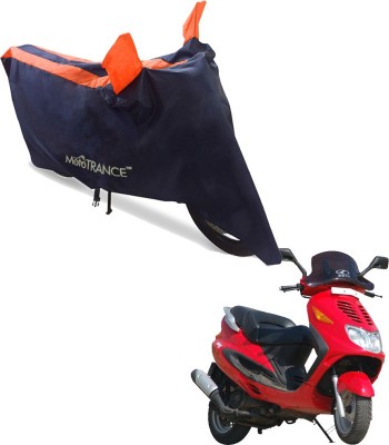 MOTOTRANCE Two Wheeler Cover for Kinetic(Blaze, Blue, Orange)