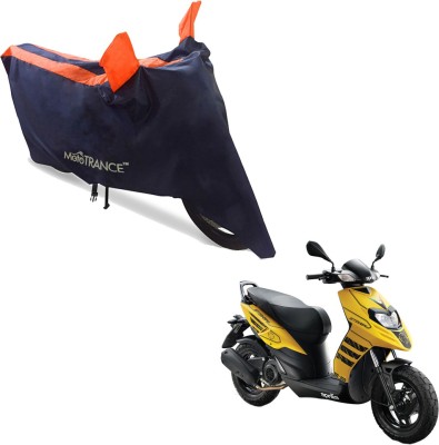 MOTOTRANCE Two Wheeler Cover for Aprilia(Storm 125, Blue, Orange)