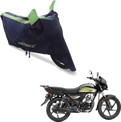 MOTOTRANCE Two Wheeler Cover for Honda(CD 110 Dream, Blue, Green)