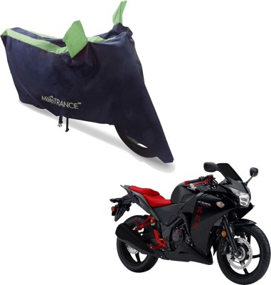 MOTOTRANCE Two Wheeler Cover for Honda(CBR 250R, Blue, Green)