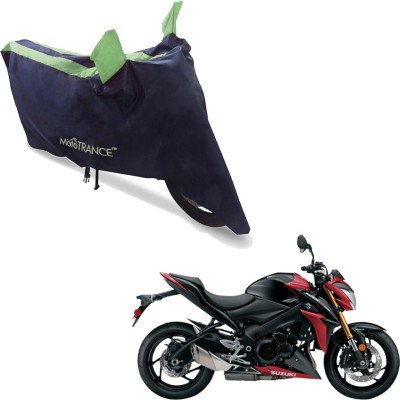 MOTOTRANCE Two Wheeler Cover for Suzuki(GSX S1000F, Blue, Green)