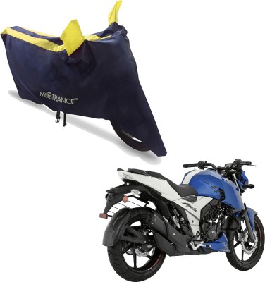 MOTOTRANCE Two Wheeler Cover for TVS(Apache RR 310, Blue, Yellow)