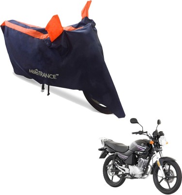 MOTOTRANCE Waterproof Two Wheeler Cover for Yamaha(YBR 125, Blue, Orange)