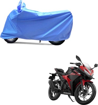 MOTOTRANCE Two Wheeler Cover for Honda(CBR 150R, Blue)