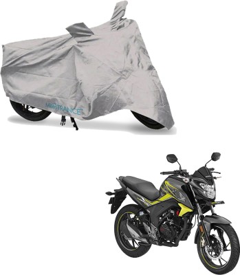 MOTOTRANCE Two Wheeler Cover for Honda(CB Hornet 160, Silver)