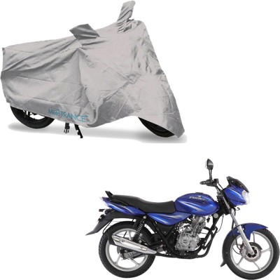 MOTOTRANCE Two Wheeler Cover for Bajaj(Discover 125 DTS-i, Silver)