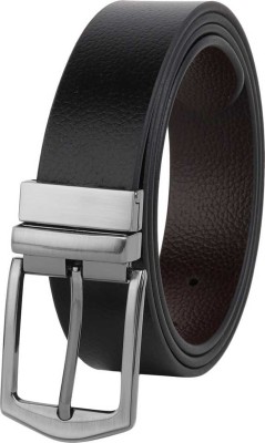 Runsi International Men Black, Brown Genuine Leather Belt