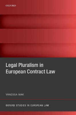 Legal Pluralism in European Contract Law(English, Hardcover, Mak Vanessa)
