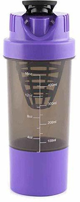 SWISS WONDER 484 ml Tritan Shaker(Pack of 1, Purple)
