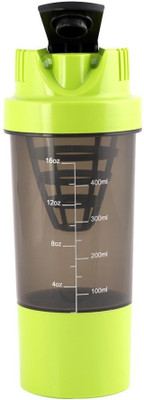 SWISS WONDER 503 ml Tritan Shaker(Pack of 1, Green)