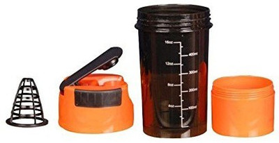 SWISS WONDER 542 ml Tritan Shaker(Pack of 1, Orange)