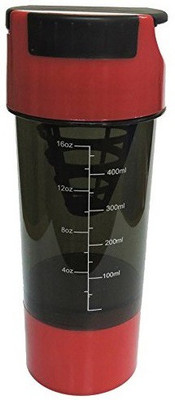 SWISS WONDER 545 ml Tritan Shaker(Pack of 1, Red)