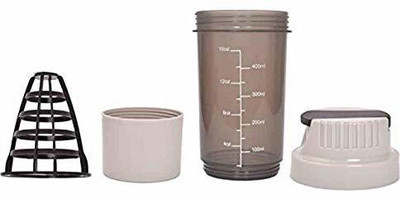 SWISS WONDER 487 ml Tritan Shaker(Pack of 1, White)