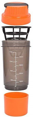 SWISS WONDER 511 ml Tritan Shaker(Pack of 1, Orange)